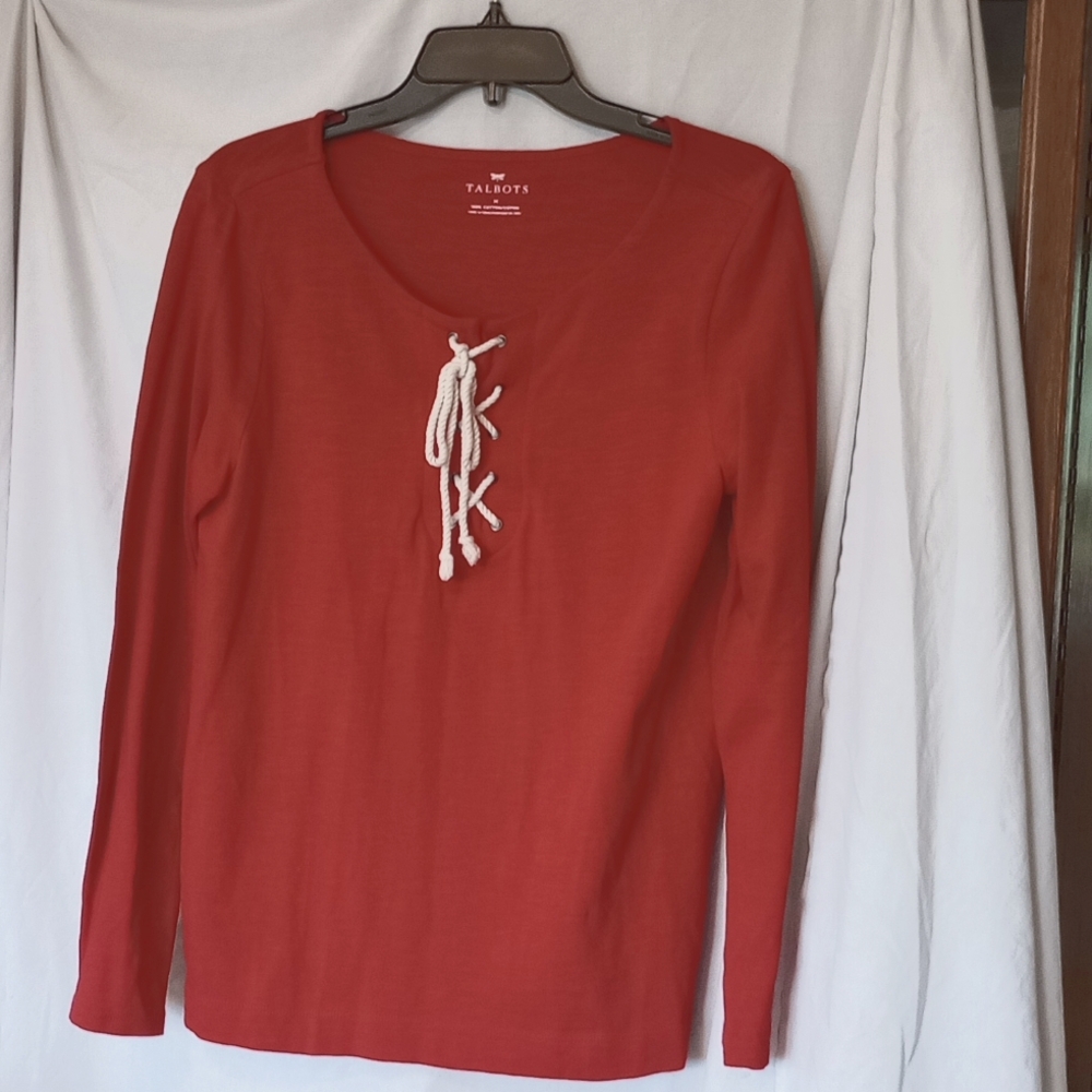 Talbots Red top